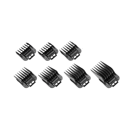 Andis 7-Piece Snap-On Blade Attachment Comb Set (01380)