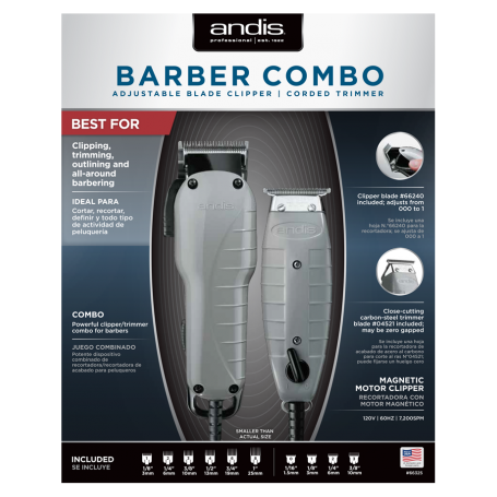 Andis Barber Combo - Gray (66325)