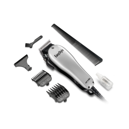 Andis EasyStyle Silver Adjustable Blade Clipper - 7 pc Kit (18395)