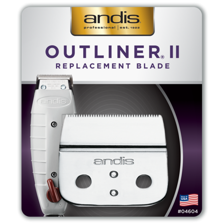 Andis Outliner II Carbon-Steel Replacement Blade (04604)