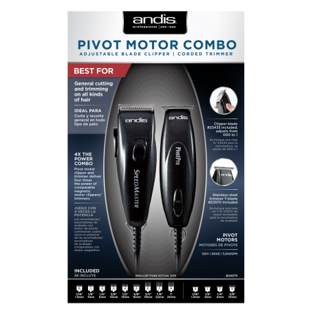 Andis Pivot Motor Combo - Black (24075)