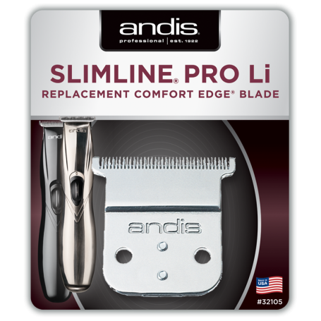 Andis Slimline Pro Close Cutting Li Trimmer Carbon-Steel T-Blade (32105)