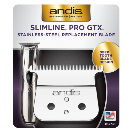 Andis Slimline Pro GTX Wide Stainless Steel Replacement Blade (32735)