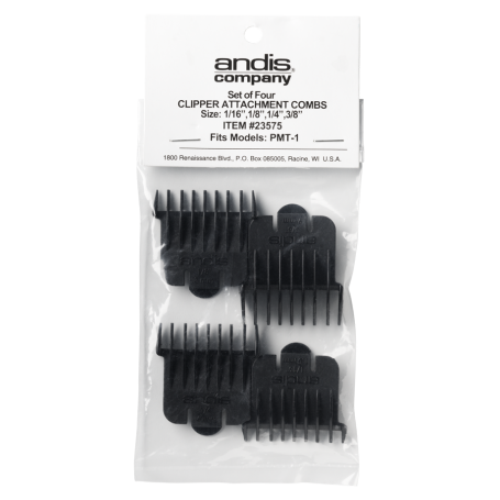 Andis Snap-On Blade Attachment Combs 4 Piece Set (23575)