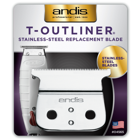 Andis T-Outliner Stainless Steel Replacement Blade (04565)