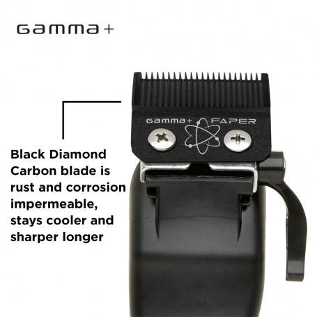 Gamma+ Black Diamond DLC Fusion Fixed FAPER Clipper Replacement Blade (GPFFBDB)