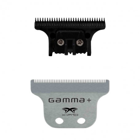 Gamma+ Classic X-Pro Fixed Stainless Steel Blade + The One Black Diamond Cutting Trimmer Blade (GP530SB)