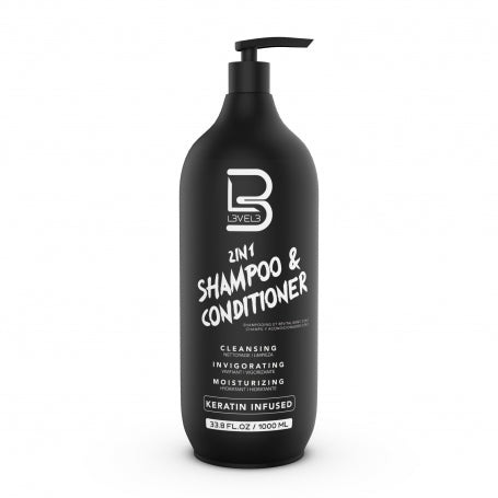 L3VEL3 2-In-1 Shampoo & Conditioner (1000ml/33.8oz)
