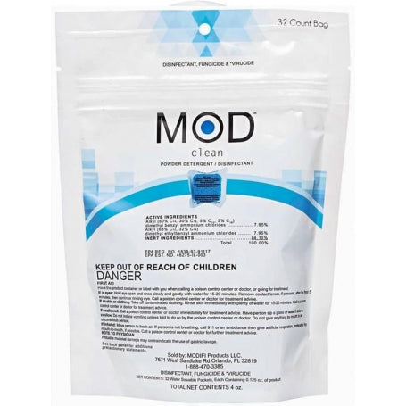 MOD Clean Disinfectant Pods for Salons and Barbershops (32ct)