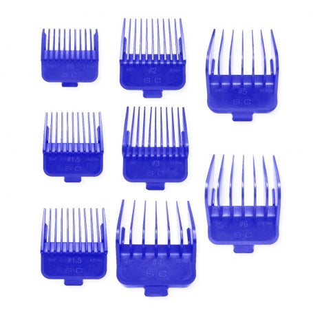 StyleCraft Dub Clipper Guards - Blue (8 Pack)