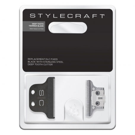 Stylecraft Trimmer Blade with DLC Fixed Blade & Steel Deep Tooth Cutter