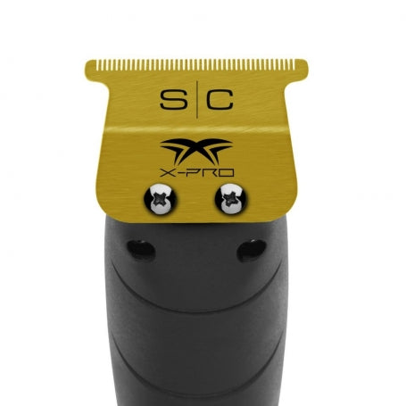 StyleCraft Wide Gold X-Pro Fixed Replacement Trimmer Blade w/DLC Deep Tooth Cutter (SC517G)