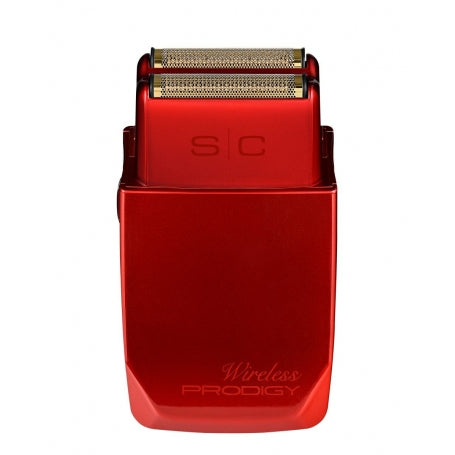 StyleCraft Prodigy Cordless Foil Shaver - Shiny Metallic Red