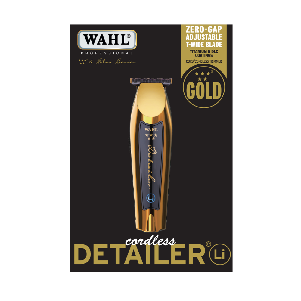 Wahl Professional 5 Star Gold Cordless Detailer LI Trimmer (8171-700)