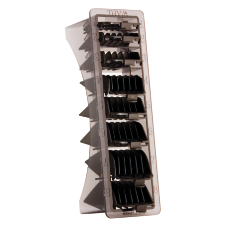 Wahl Professional 1-8 Black Nylon Cutting Guides with Organizer (3170-500)