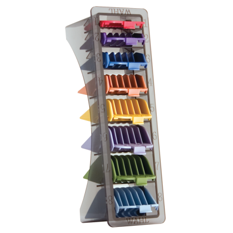 Wahl Professional 1-8 Color-Coded Nylon Cutting Guides with Organizer (3170-400)