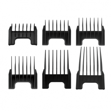 Wahl Professional 1/8"-1" ChromStyle Slide-On Cutting Guides - 6 Pack (41881-7430)